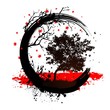 © longquattro - Grunge magic tree background