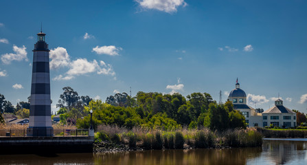 Solano County,  Suisun City along the water front on a beautiful day