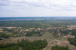 Arial view on a countryside village