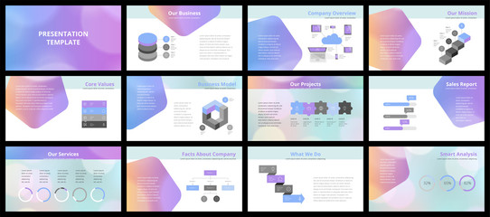 Sticker - Business presentation templates