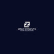 modern minimalist Z logo with source file for web business

