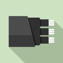 Poster - Information optical fiber icon. Flat illustration of information optical fiber vector icon for web design