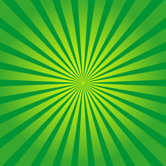 Wall Mural - green background with yellow rays. sun burst and starburst. retro texture with light sunburst. abstr