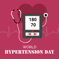 Poster - World Hypertension Day.