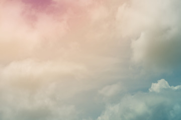 Wall Mural - cloud background with a pastel colour