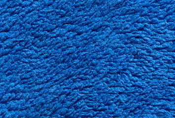 macro blue fabric texture background