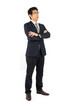 © khwanchai - Asian and Thai man, smart businessman standing isolated