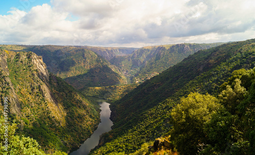 Fotomural view of the river in the mountains