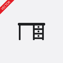 Tableicon vector icon , lorem ipsum Flat design