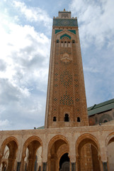 Casablanca Hassan II Mosque Minaret