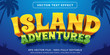 © vectorrific23 - Editable text effect - island game style
