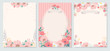 Banner or Invitation Scrapbook. Baby born and baby shower. 