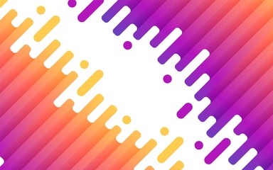 Wall Mural - colorful rounded lines geometric background. abstract fluid wave shapes composition. vector illustra