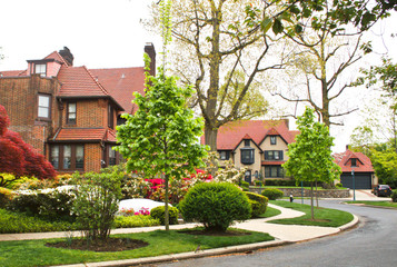 forest hills homes queens new york suburbs neighborhood tudor style houses