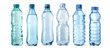 plastic water bottle isolated