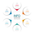 © vecarto - Vector iInfographic template for business, presentations, web design, 6 options.