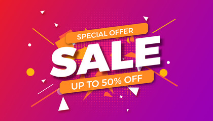 special offer sale template set. banner sale. shopping promotion. vector illustration