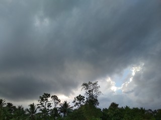 storm clouds time lapse