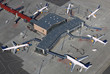 © Cavan Images - Aerial view of the international airport in Keflavik / Iceland