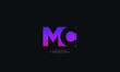 MC Letter Logo Alphabet Design Icon Vector Symbol