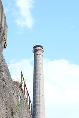 Abandoned industrial old factory area landschaftpark Duisburg nord high quality background prints