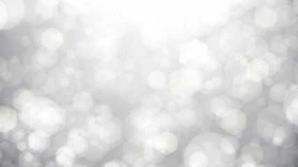 Wall Mural - abstract beautiful double bokeh light blurred glowing gradient white background. concept for wedding