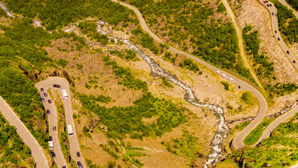 Wall Mural - Trollstigen mountain road in Norway