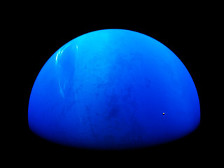 Wall Mural - neptune from space concept