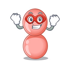 Sticker - A cartoon character of neisseria gonorrhoeae performed as a Super hero