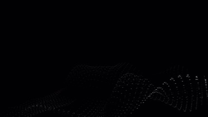 Wall Mural - abstract 3d rendering of seamless looped animation. modern background design. abstract futuristic wa