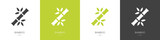 Fototapeta Sypialnia - Set of bamboo logos. Collection. Modern style. Vector illustration
