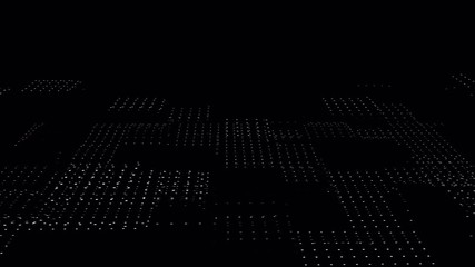 Wall Mural - abstract 3d rendering of seamless looped animation. modern background design. abstract futuristic wa
