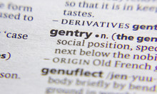 Gentry Word Or Phrase In A Dictionary.