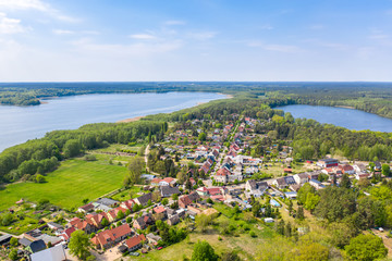 Wall Mural - Aussicht auf das Dorf Himmelpfort in Brandenburg