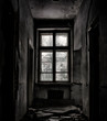 © Kooper - Beautiful old window in an abandoned house room