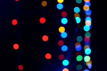 Abstract Christmas lights