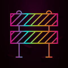 Poster - under construction nolan icon Simple thin line, outline vector of Construction icons for ui and ux, website or mobile application