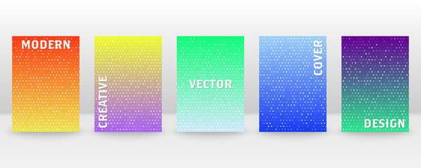 Leinwandbilder - Minimal vector abstract cover notebook design. Planner and diary cover for print. Abstract design for copybook brochures and school books. Notebook paper. Brochure, book, magazine template