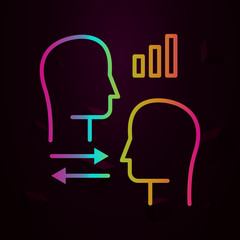 Aufkleber - hands, signal, arrow nolan icon Simple thin line, outline vector of Business icons for ui and ux, website or mobile application