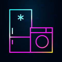 Poster - Electrical appliance, mall, shop nolan icon. Simple thin line, outline vector of mall icons for ui and ux, website or mobile application
