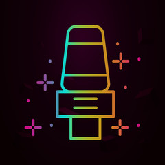 Aufkleber - Fame microphone nolan icon Simple thin line, outline vector of fame icons for ui and ux, website or mobile application