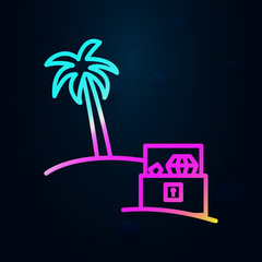Poster - Island, Treasure, pirate nolan icon. Simple thin line, outline vector of Pirate icons for ui and ux, website or mobile application