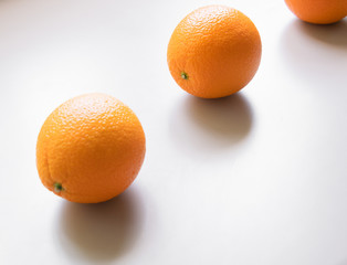 orange on a white background