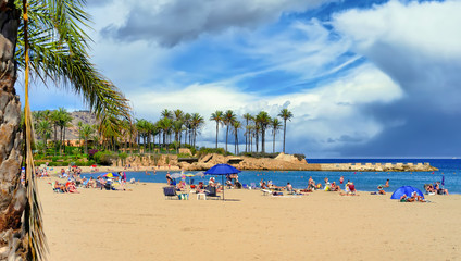 Wall Mural - Strand in Javea, Spanien