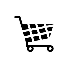 Wall Mural - Cart Shop Icon Vector Design Template