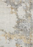 Fototapeta Zwierzęta - Abstract patterned modern rug texture in ivory gold