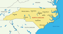 North Carolina - Vector - State Of USA