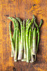 Poster - Fresh green asparagus. Healthy seasonal vegetable.