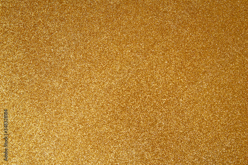 Fotografía Gold glitter texture sparkling paper background