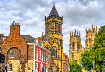 Wall Mural - York Oratory and York Minster in England